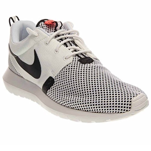 nike roshe run breeze white black